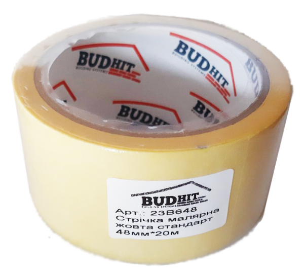 Малярная лента BudHit 48мм*20m (54шт ящик)