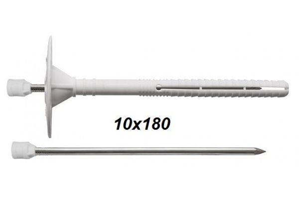Дюбель с оц. стержнем STREZZAR 10x180 x70 (50 шт)1