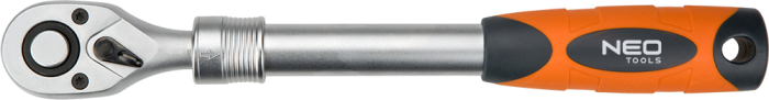Ключ трещоточный 1/4", 150- 200мм (Польша); NEO 08-502
