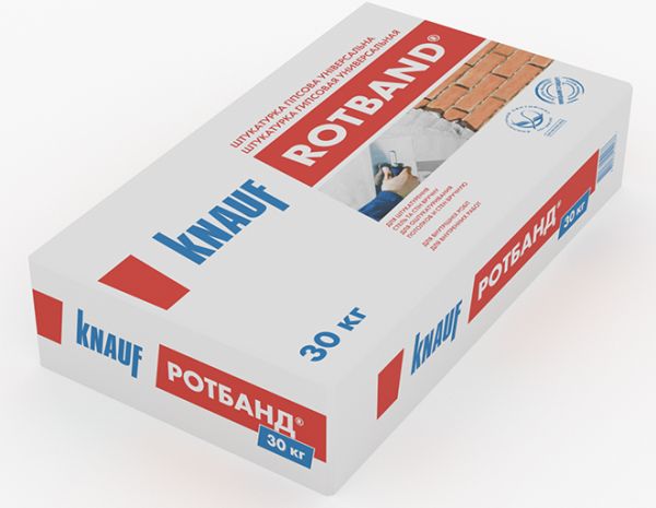 KNAUF Ротбанд, универсальная гипсовая штукатурка, 30 кг