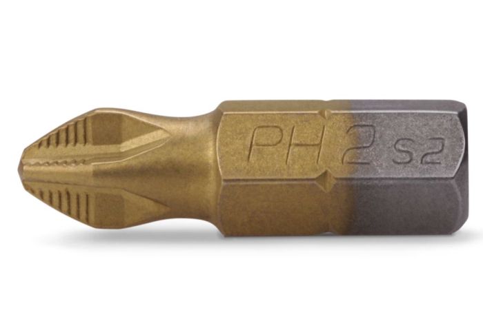 Насадка РН2x90 мм., 1/4, S2, Титан; LevTools 500-018