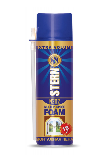 Пена монтажная ручная STERN 18л/300мл/315гр