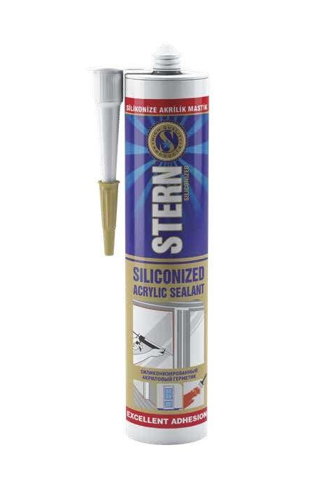 Герметик акриловый SILIKONIZE STERN 310мл/500гр