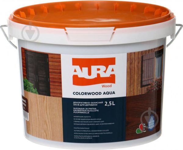 ESKARO Aura ColorWood Aqua (палисандр) 2,5л (лазур д/деревини)